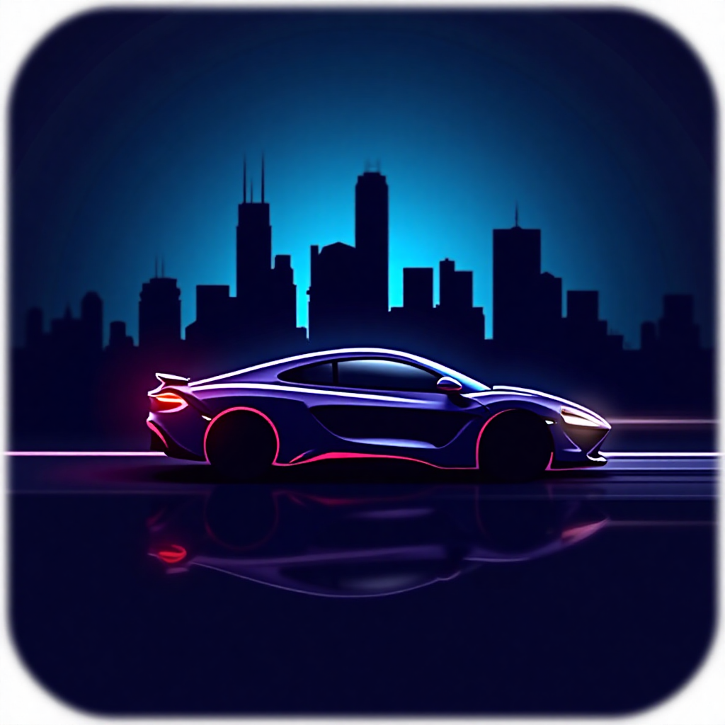 Night City Racing Simulator Games icon